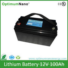 Baterías recargables de la batería de litio del ciclo profundo de 12V 100ah